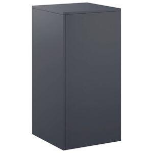 vidaXL Stalak za biljke Antracit 40 x 40 x 80 cm Nehrđajući čelik