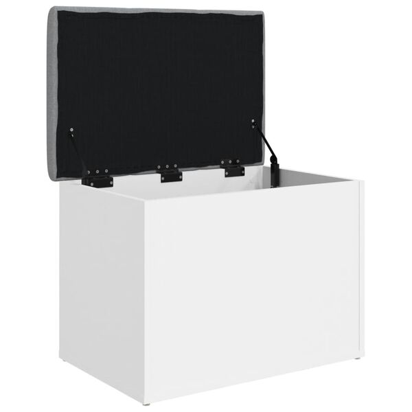 vidaXL Klupa za odlaganje bijela 62x42x45 cm inženjerski drvo