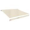 vidaXL Zamjenska tkanina za tendu krem 600x300 cm poliester