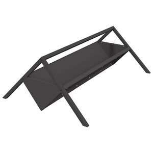 vidaXL Hranilica za stoku Crna 111 x 76 x 38 cm 10 kg