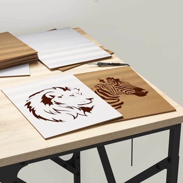 vidaXL Dekor Paneli 150 pcs Bijelo 15 x 21 x 0.27 cm Konstruirano drvo