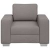 vidaXL Sofa Sivo-smeđa 100 x 80 x 82 cm tkanina