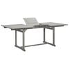 vidaXL Vrtni blagovaonski stol (150 - 200)x100x75 cm od drva bagrema