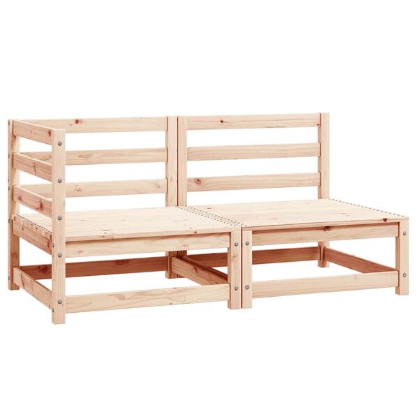 vidaXL 2-dijelna vrtna garnitura od masivne borovine