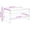 vidaXL Kava Stol Sonoma 80 x 50 x 40 cm Konstruirano drvo