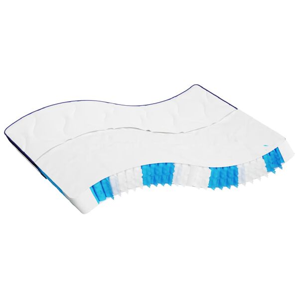 vidaXL Madrac s džepičastim oprugama srednje čvrst 160 x 200 cm bračni