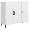 vidaXL Kreveta Bijela 89 x 34,5 x 80 cm Konstruirano drvo