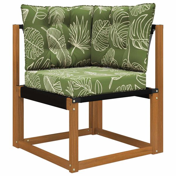 vidaXL Jastuk za vanjsku sofU 3 pcs Dizajn lista Poliester