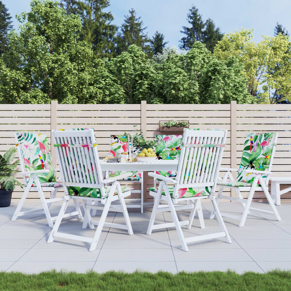 vidaXL Jastuci za stolicu s visokim naslonom 6 kom vi&scaron;ebojni tkanina