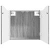 vidaXL Kabinet za mete Siva Sonoma 56 x 12 x 63 cm Konstruirano drvo