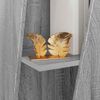 vidaXL Bočna polica Siva Sonoma 33 x 32 x 70,5 cm Konstruirano drvo