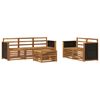 vidaXL Setovi sofa 6 pcs Čvrsto drvo akacije