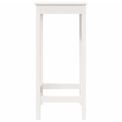 vidaXL Barski stol bijeli 50 x 50 x 110 cm od masivne borovine