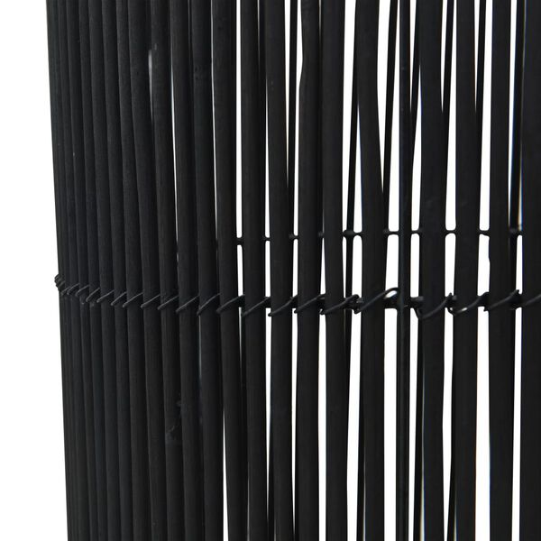 vidaXL Stojeća podna svjetiljka od vrbe crna 52 cm E27