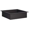 vidaXL Prsten za vatru Crna 90 x 90 x 25 cm Čelik