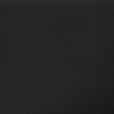 vidaXL Madrac s džepičastim oprugama crni 120x200x20 cm umjetne kože