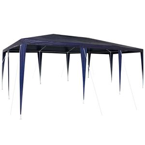vidaXL &Scaron;ator za zabave Plava 600 x 400 x 266 cm Polietilen i čelik