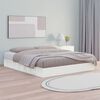 vidaXL Okvir za krevet bijeli 160x200 cm od masivne borovine
