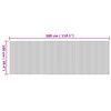 vidaXL Tepih pravokutni prirodni 100 x 300 cm od bambusa