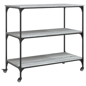 vidaXL Kuhinjska kolica boja hrasta 102 x 50 x 95 cm konstruirano drvo