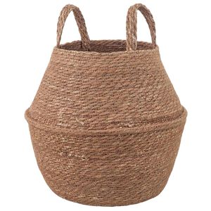 vidaXL Saksija za biljke s ručkama Prirodna &Oslash; 22 x 20 cm