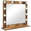 vidaXL Ogledalo za Toalet Pravokutni Staro drvo 60 x 55 x 18 cm