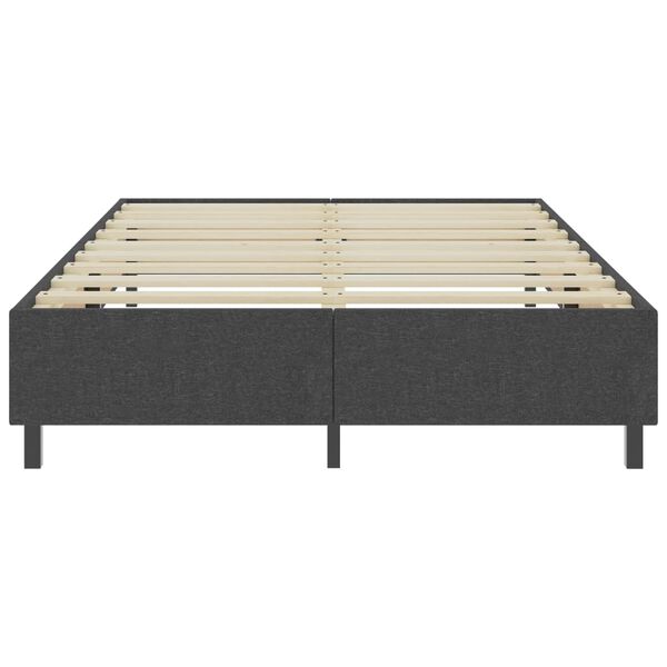 vidaXL Box spring okvir za krevet od tkanine sivi 180 x 200 cm