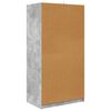 vidaXL Cabinet Betonsko Siva 79,5 x 49 x 156 cm Konstrukcijsko drvo