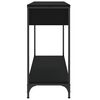 vidaXL Konzolni stol crni 100 x 34,5 x 75 cm od konstruiranog drva