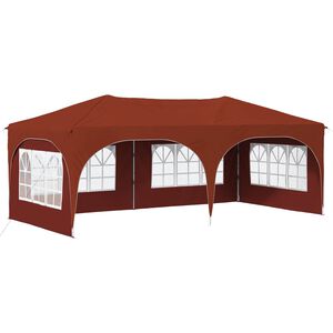 vidaXL Rastezljivi &scaron;ator za zabave 575 x 288 x 245 cm Terakota