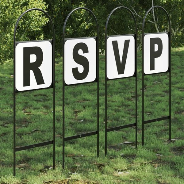 vidaXL Oznake za dresuru 4 kom čelične