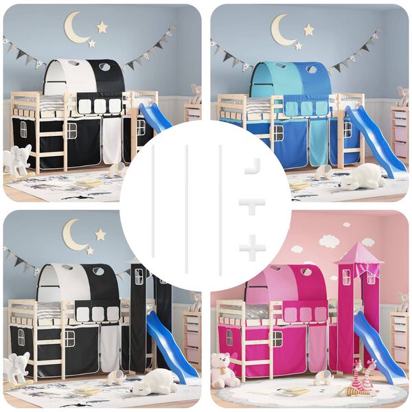 vidaXL PVC Cijev 2 pcs Bijelo 12,2 x 1,8 x 500 mm PP, PE