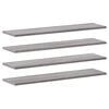 vidaXL Zidne police 4 kom boja hrasta 80x20x1,5 cm konstruirano drvo