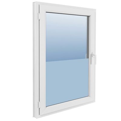 vidaXL Mutna prozorska folija za privatnost ljepljiva 0,9 x 20 m