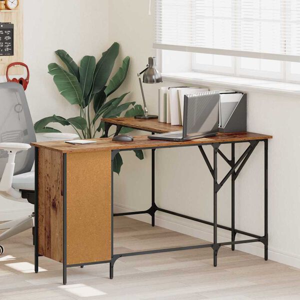 vidaXL Stol Staro drvo 141 x 141 x 75 cm Konstruirano drvo