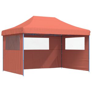 vidaXL &Scaron;ator za zabave 279 x 410 x 315 cm Terakota Oxford tkanina