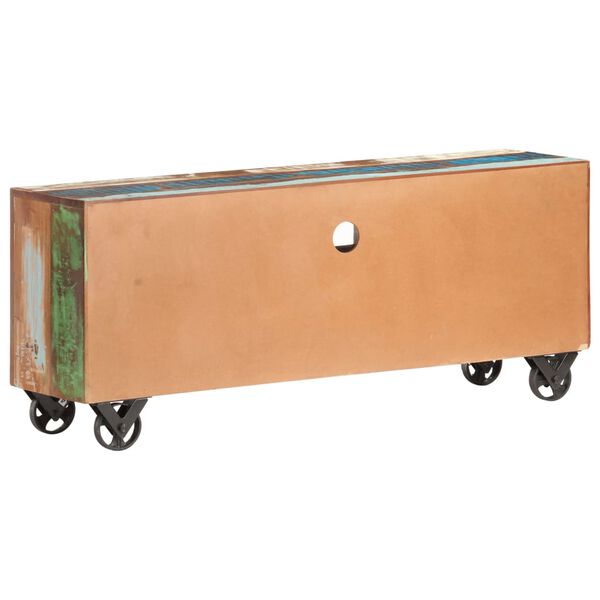 vidaXL TV ormarić od masivnog obnovljenog drva 120 x 30 x 50 cm