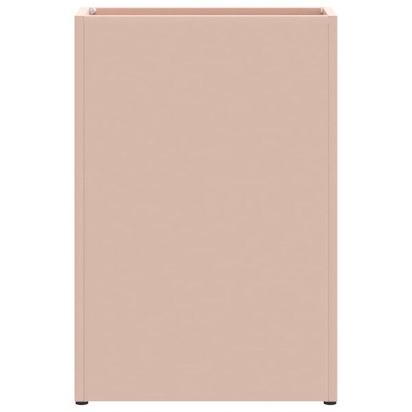 vidaXL Stalak za kišobran Ružičasta 28 x 12 x 41 cm Čelik