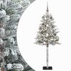 vidaXL Umjetno božićno drvce s kuglicama 120 cm 150 LED lampica