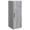 vidaXL Ormar za montažu na zid Siva Sonoma 33 x 34,5 x 90 cm