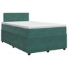 vidaXL Boxspring krevet s madracem Tamnozelena 120 x 200 cm Bar&scaron;un