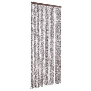 vidaXL Zastor protiv muha smeđa i bež 100 x 200 cm od &scaron;enila