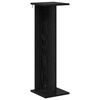 vidaXL Stalak za biljke Crni hrast 25 x 25,5 x 80,5 cm