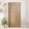 vidaXL Highboard hrast artisan 80 x 39 x 178 cm Konstruirano drvo