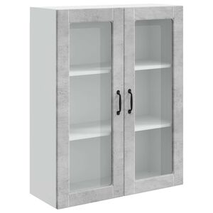 vidaXL Ploča za perilicu posuđa Kalmar Betonski sivi 80 x 31 x 100 cm