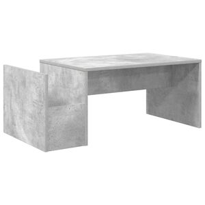 vidaXL Kava Stol Betonski sivi 90 x 45 x 35 cm Konstruirano drvo