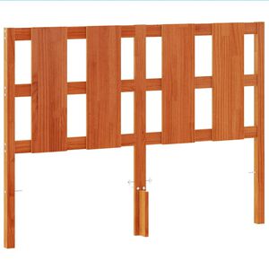 vidaXL Uzglavlje vo&scaron;tano smeđe 135 cm od masivne borovine