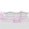 vidaXL Vrata za ogradu s kopljem crna 406 x 100 cm čelik s pra&scaron;kastim premazom
