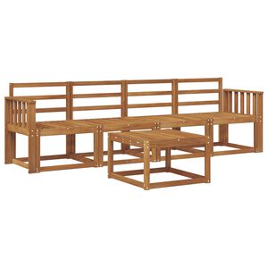 vidaXL Set vanjskih sofa 5 pcs Prirodna