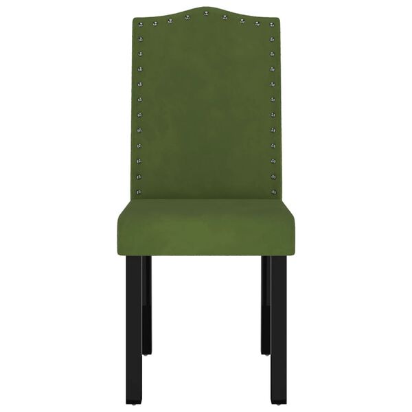 vidaXL Blagovaonske stolice 6 kom tamnozelene bar&scaron;unaste